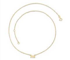 9K YG AQUARIUS ZODIAC N/L 40-45cm