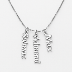 Personalised Drop Name Necklace – Handcrafted & Custom Made