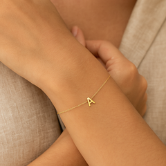 9ct YG MINI INITIAL 'Z' B/L 15.5-19cm