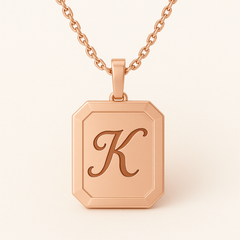 Men’s Custom Initial Necklace