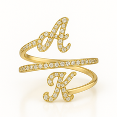 Spiral double Initial Ring