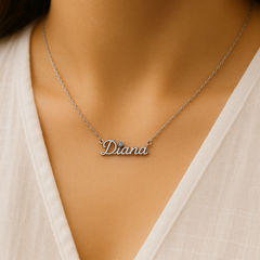 Custom Name Necklace with Birthstone – Personalised Jewellery